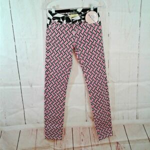 GoGo Juniors Zig Zag Herringbone Skinny Pants Sz 1